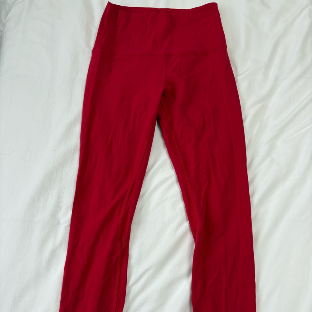lululemon athletica Red Leggings